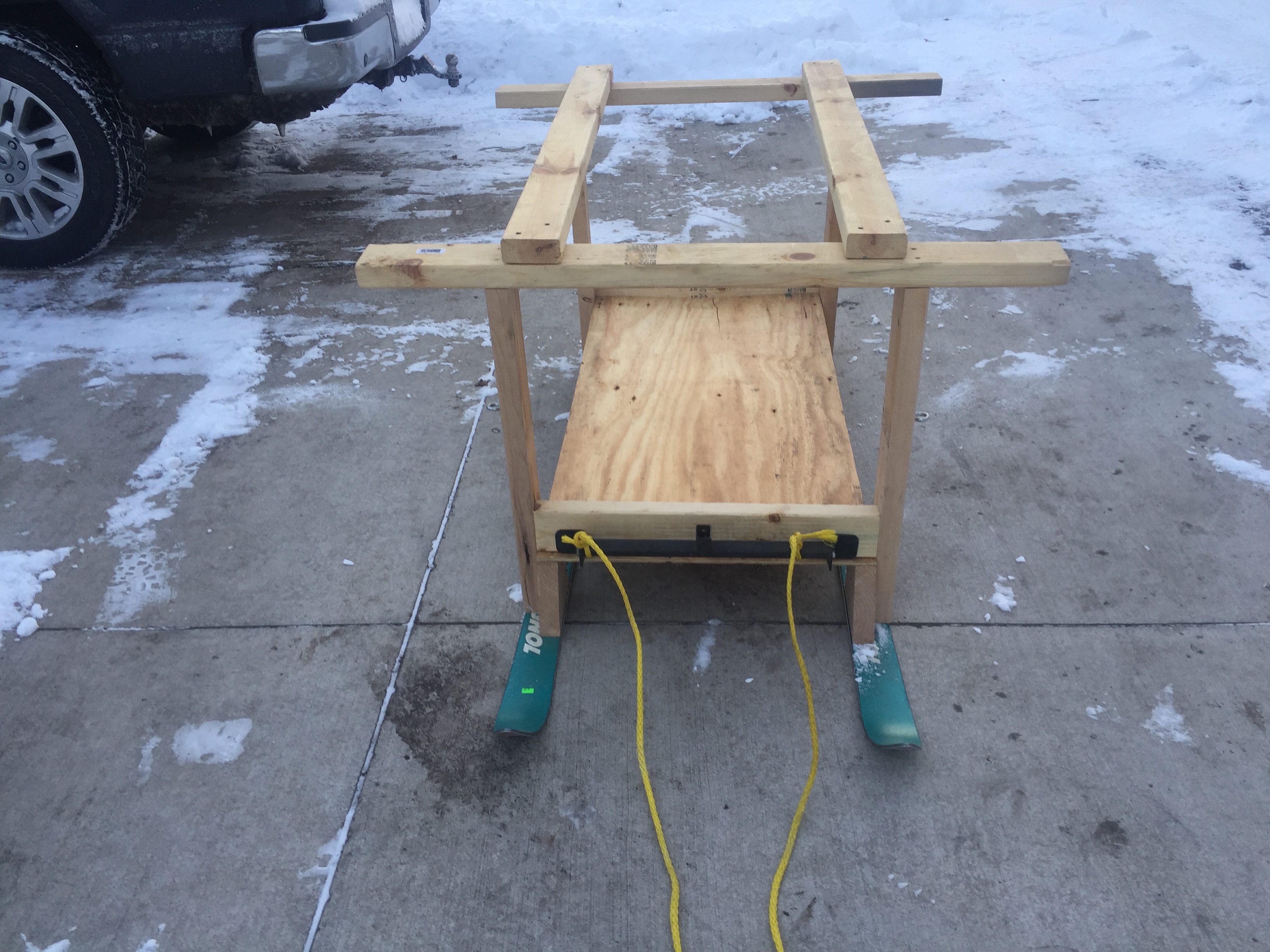 Who has made a homemade sled for pulling gear out?? - Ice Fishing Minnesota  - Outdoor Minnesota Fishing Reports - Hunting Forum - Ice Fishing