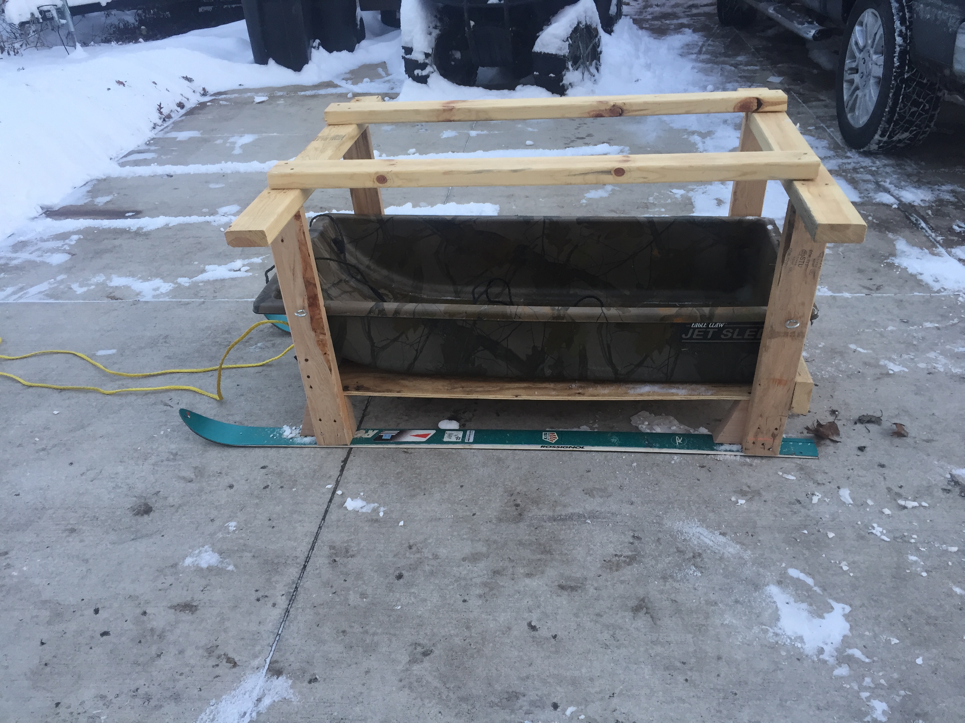 Who has made a homemade sled for pulling gear out?? - Ice Fishing Minnesota  - Outdoor Minnesota Fishing Reports - Hunting Forum - Ice Fishing