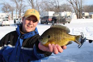 Ice Fishing by Feel or Sight